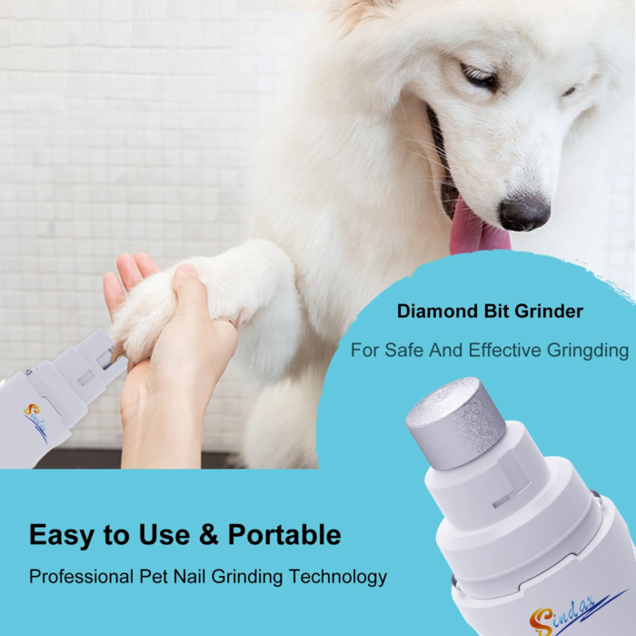 Cortaúñas Eléctrico USB para Perros y Gatos – 2 Velocidades