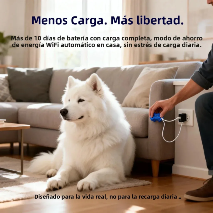 Localizador GPS para Perros y Gatos con SIM Integrada y Rastreo en Tiempo Real – Requiere Suscripción